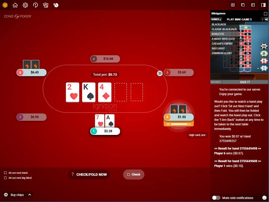 zone poker